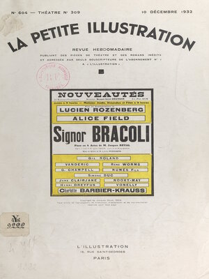cover image of Signor Bracoli